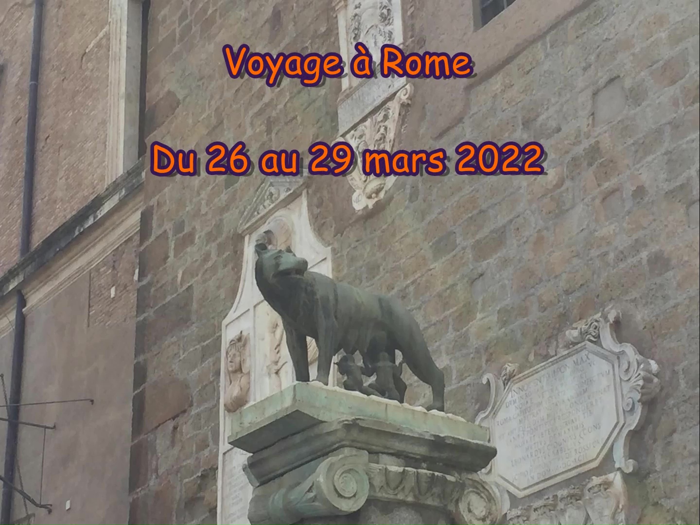 voyage rome mars 2022